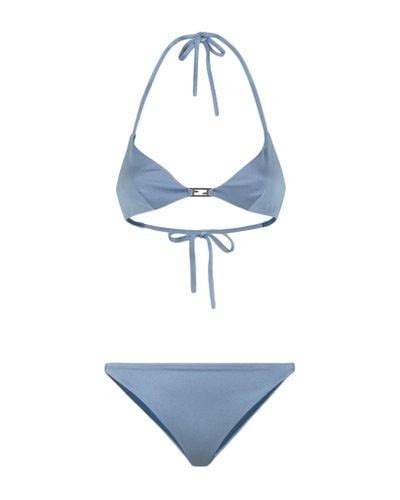 bikini fendi|fendi blue lycra swimsuit.